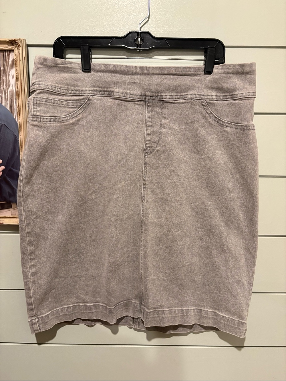 “Sara” The Main Street Exchange Denim Skirt